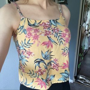 H&M Divided Tropical Floral Tank